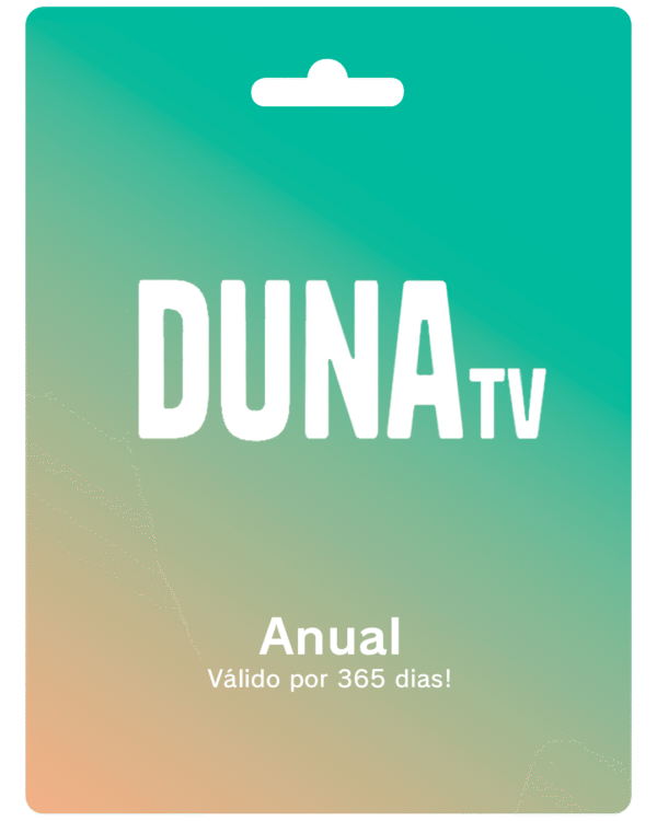 Recarga Duna Tv Anual - Código de Acesso 365 Dias