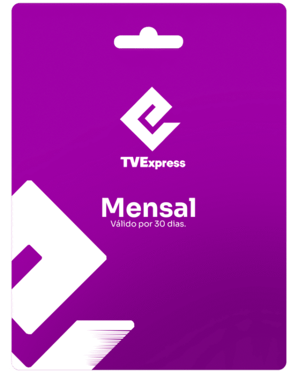 Recarga TV Express Mensal - Código de Acesso 30 Dias